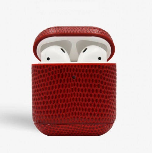 The Case Factory Airpod Case In Lizard Scarlett, €40