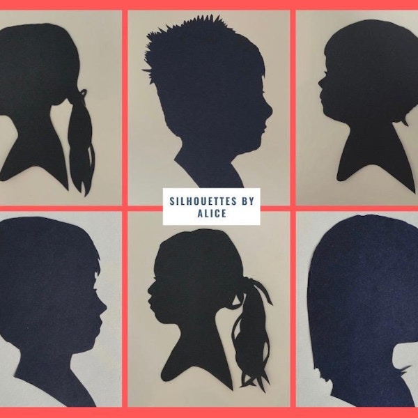 Silhouettes By Alice A5 Silhouette, £40 each