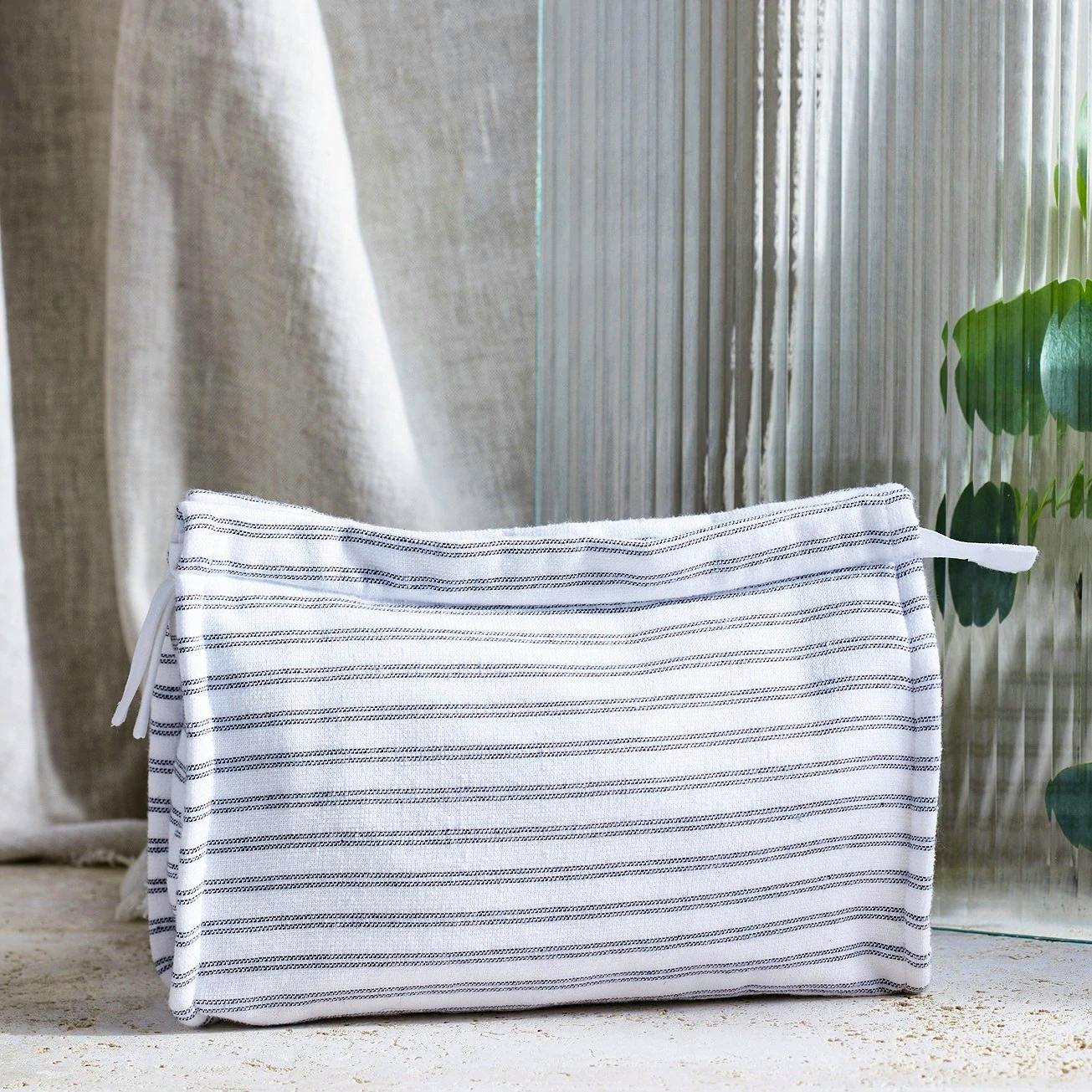 The White Company Stripe Wash Bag, £28