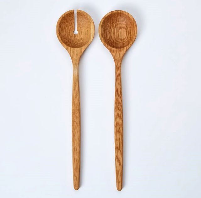 The Conran Shop Salad Servers in Oak, £25