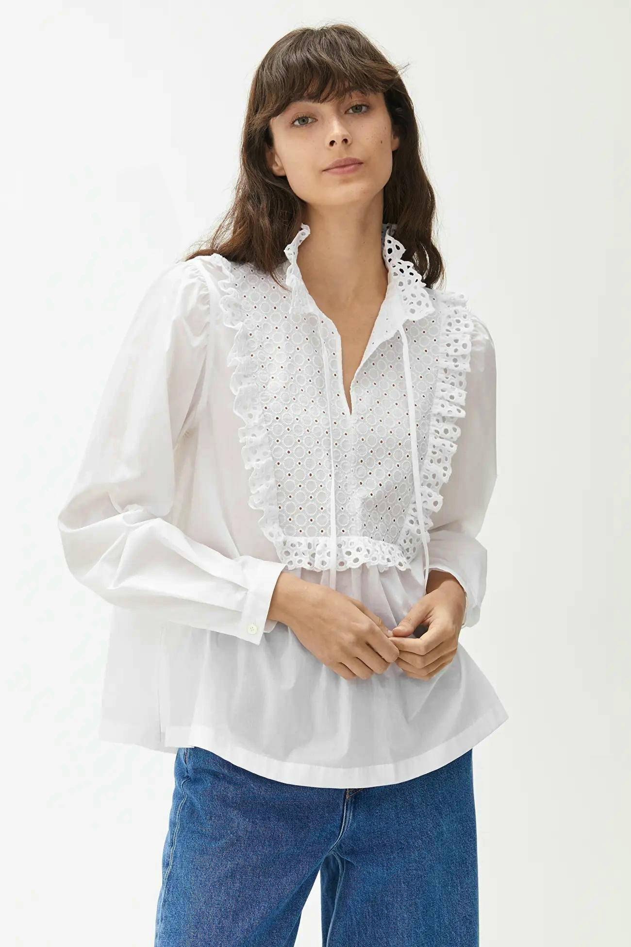 Arket Broderie Anglaise Blouse, £69