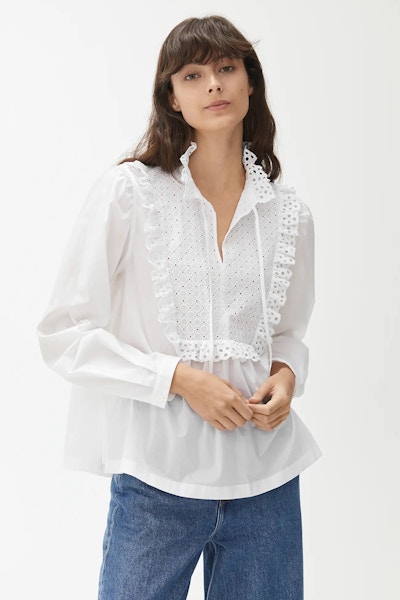 Arket Broderie Anglaise Blouse, £69