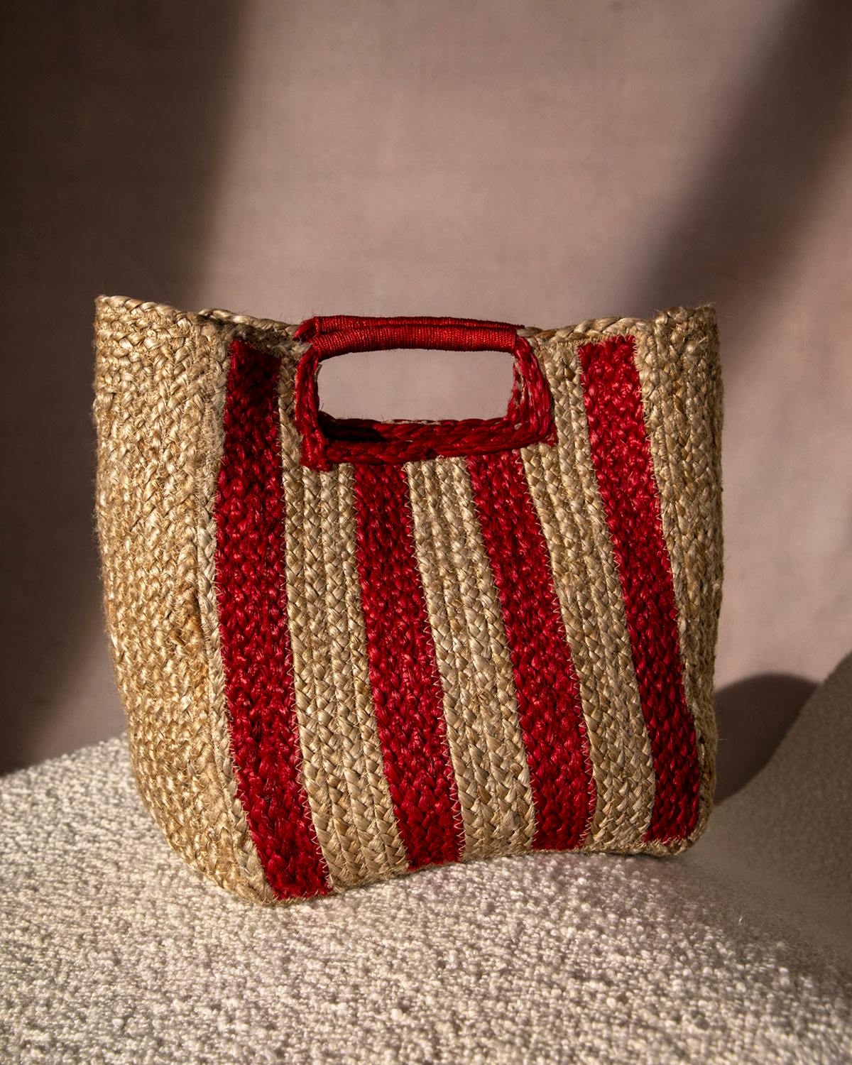 Jigsaw Mini Jute Grab Bag, £49