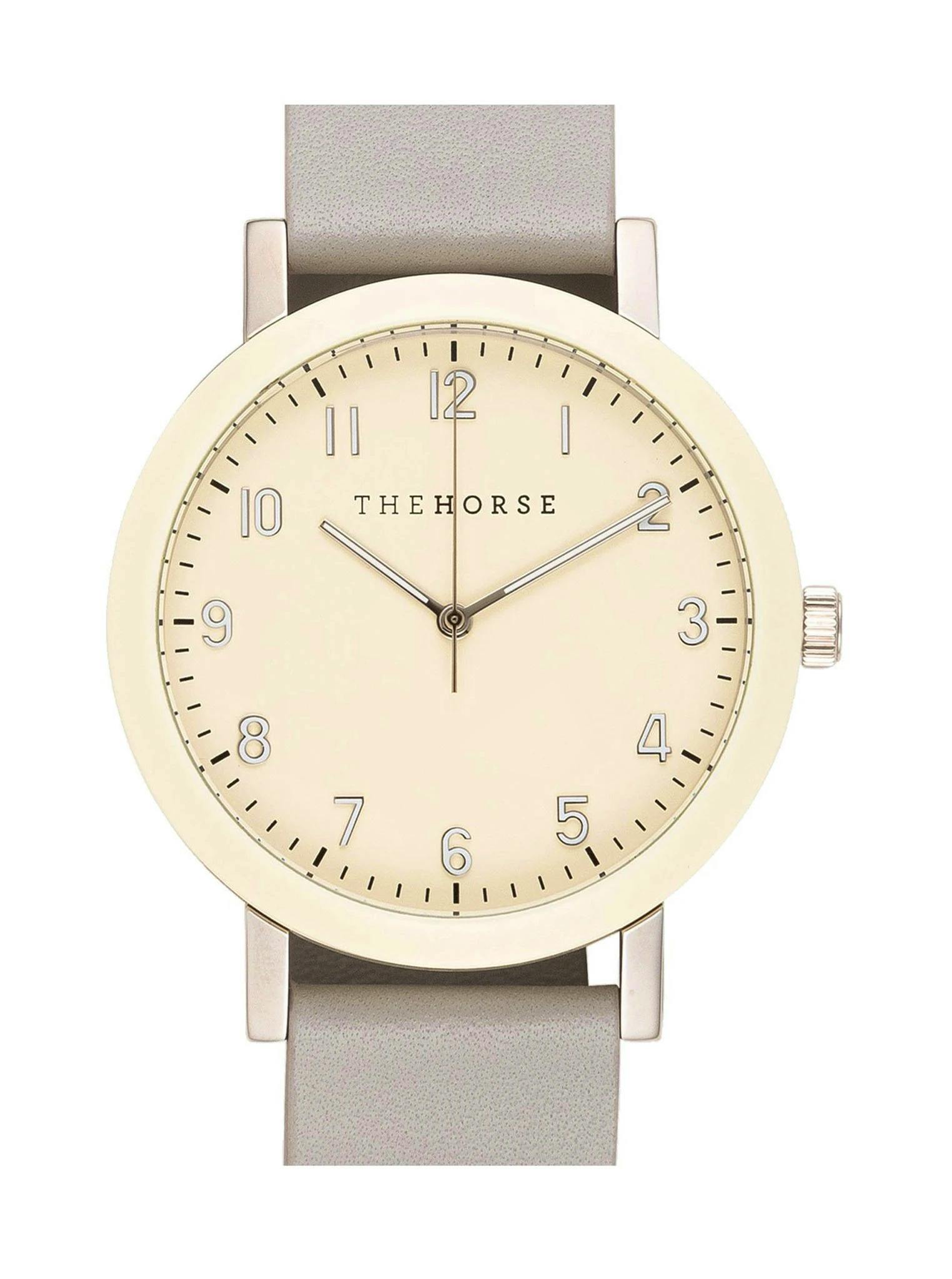 Wanderlust Life Resin Beige Dial Grey Band, by The Horse, £95