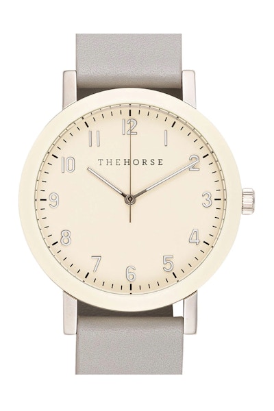 Wanderlust Life Resin Beige Dial Grey Band, by The Horse, £95