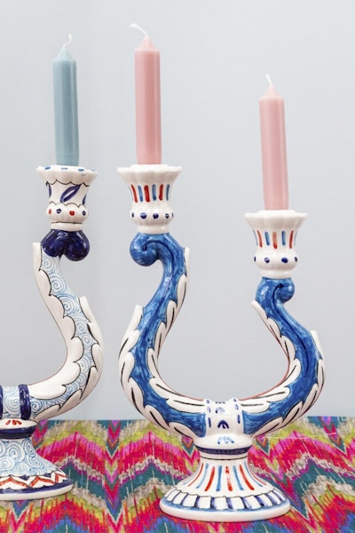 Amara Les Ottomans Ceramic Candle Holder, £200