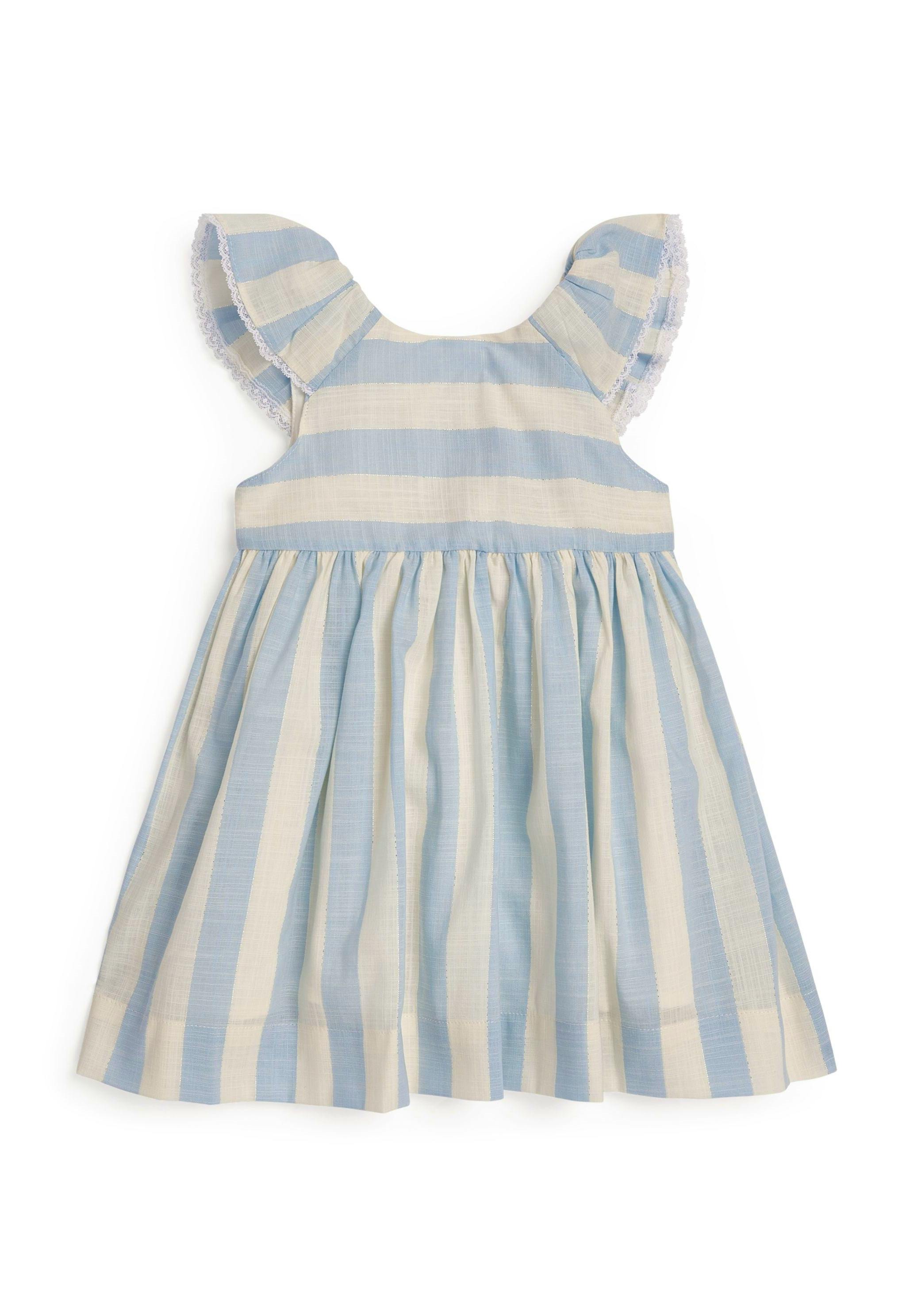 Harrods Tartine Et Chocolat Stripe Flutter Dress, NOW £40.01