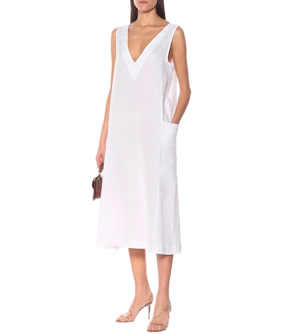 MyTheresa Asceno Seville Linen Midi Dress, €395