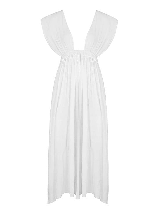 Harvey Nichols Gimaguas Roma White Cotton Maxi Dress, £115