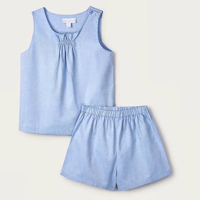 The White Company Chambrie Shortie Pyjamas, from £26, NOW £18.20