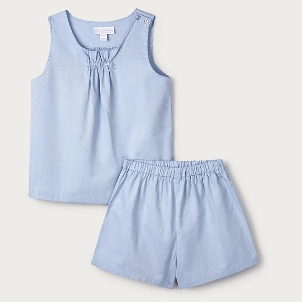 The White Company Chambrie Shortie Pyjamas, from £26, NOW £18.20