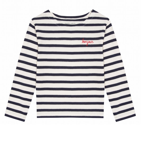 Maison Labiche ‘Bonjour’ Sailor Shirt, NOW €31.50