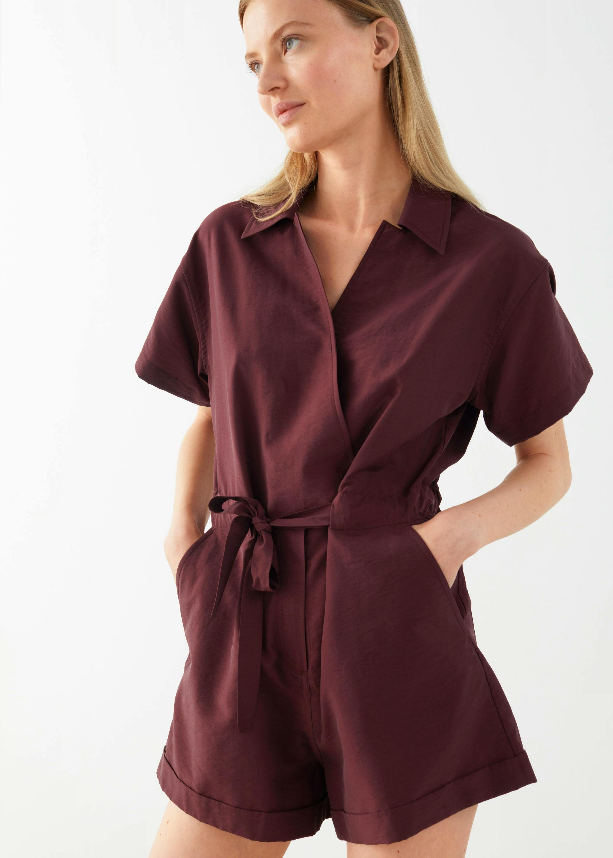 & Other Stories Drawstring Waist Lyocell Jumpsuit, £69