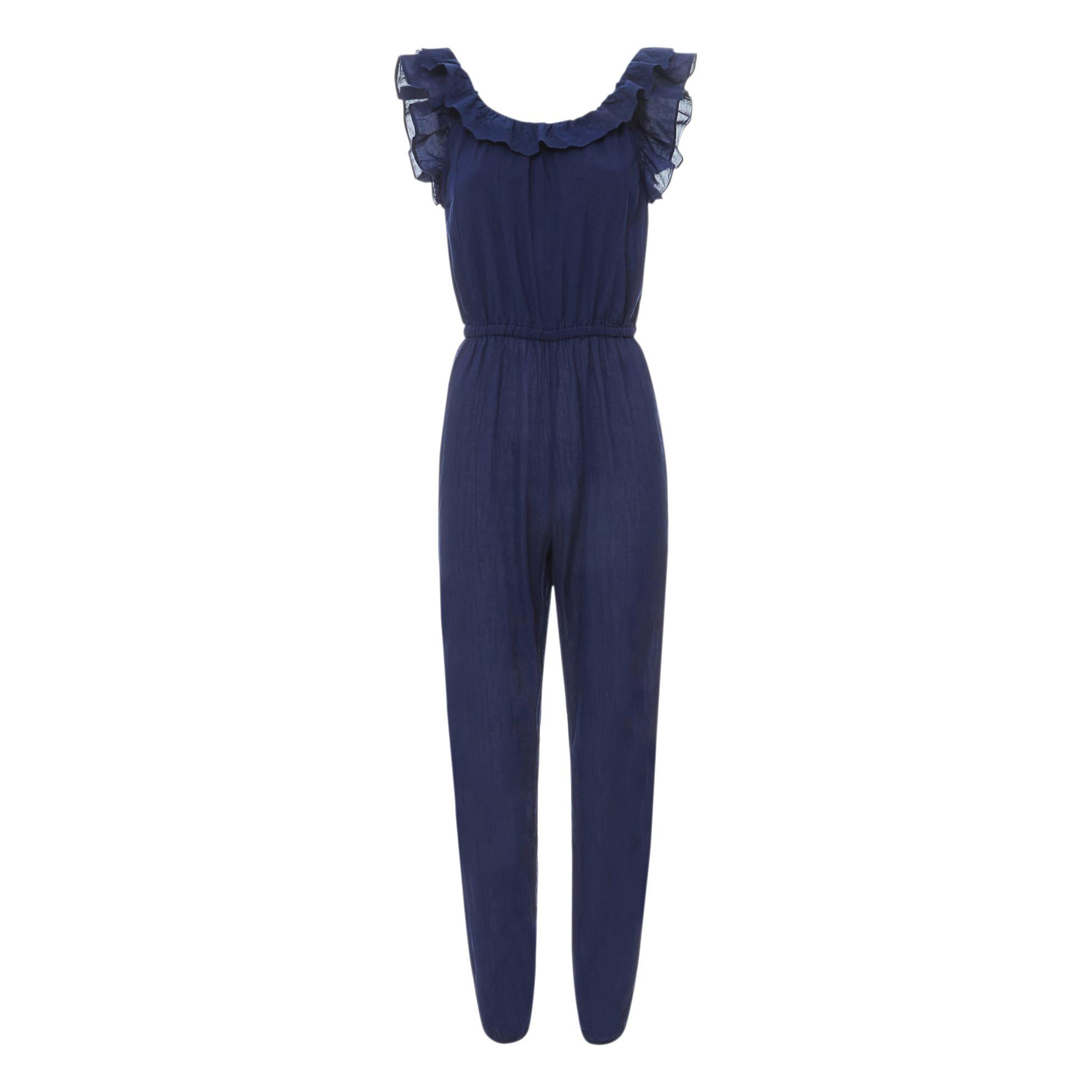 Smallable Bonton Alma Jumpsuit In Midnight Blue, £87
