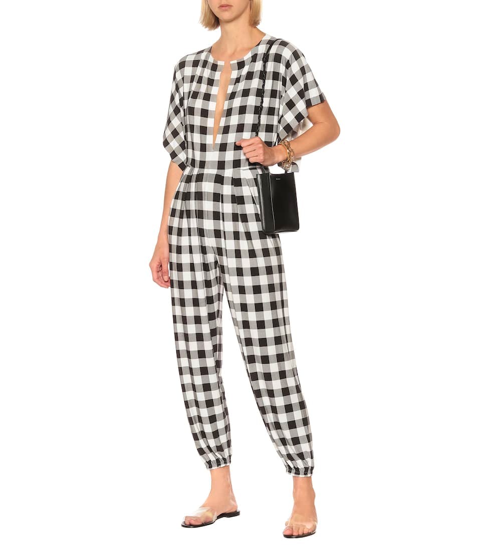 My Theresa Norma Kamali Rectangle Jog Checked Jumpsuit, £149