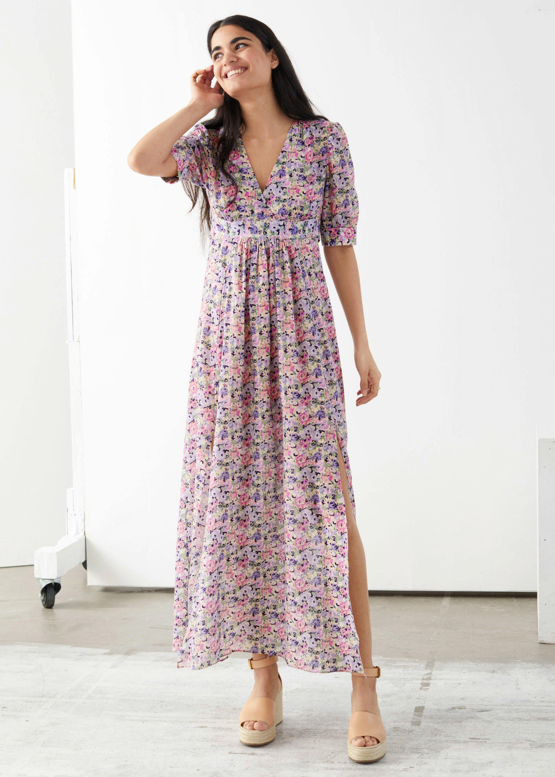 & Other Stories Floral Print Maxi Dress, £95