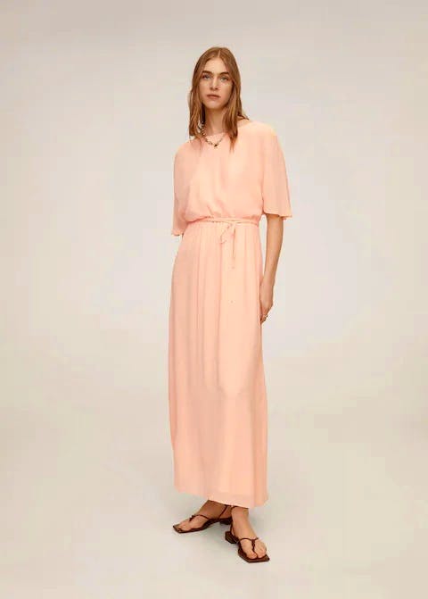 Mango Flowy Long Dress, NOW £39.99