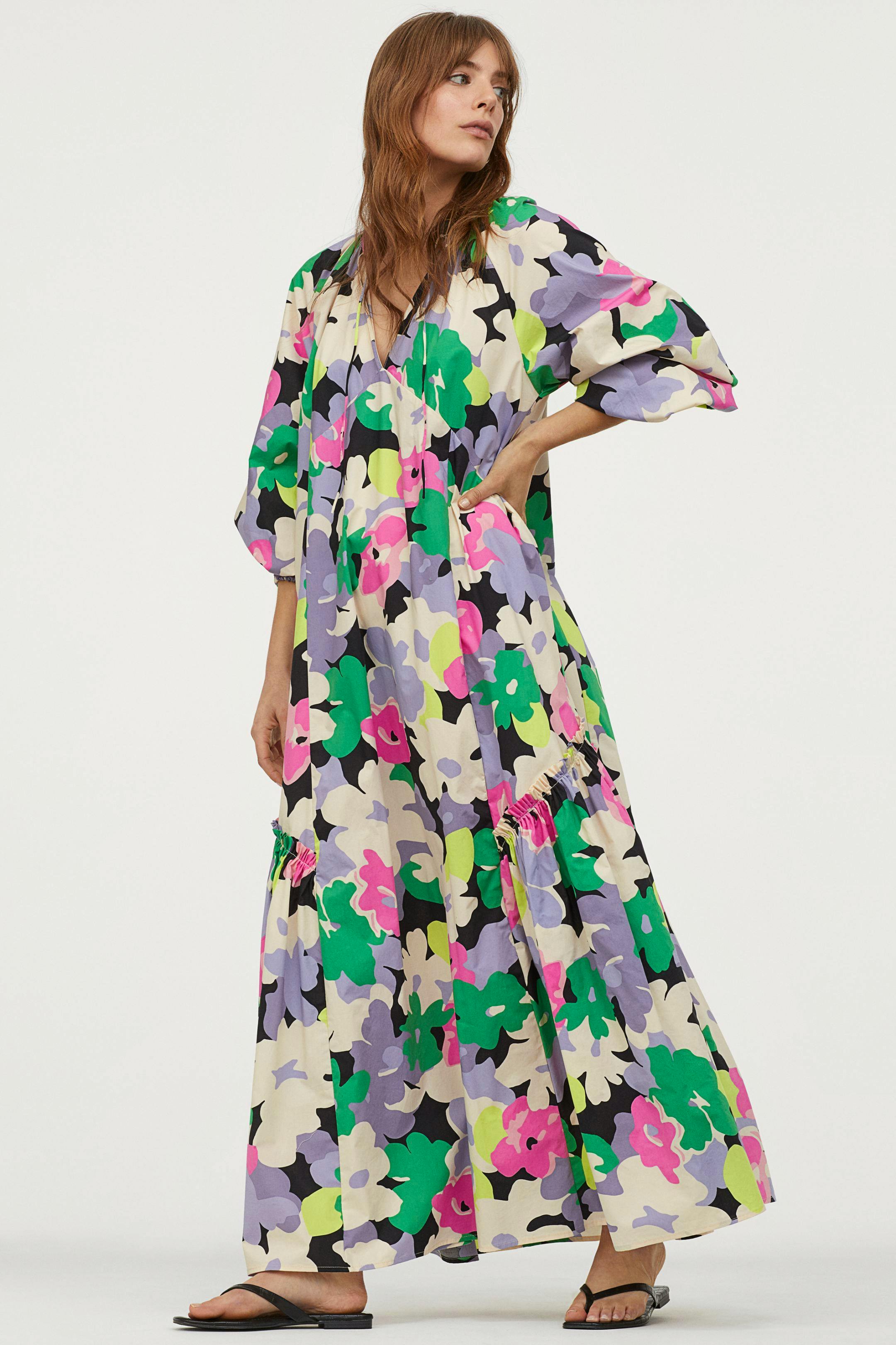 H&M Cotton Kaftan Dress, £34.99