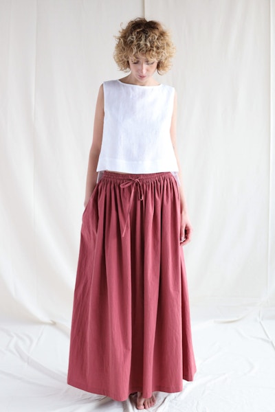 Off On Clothing Maxi Ruffled A-Line Cotton Skirt, €89