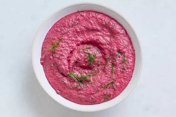 Beetroot And Dill Dip