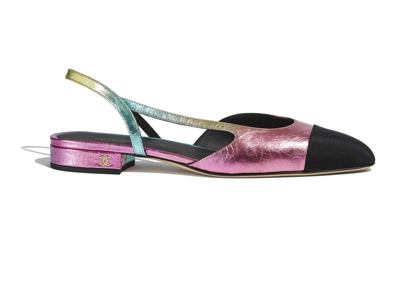 Chanel Laminated Calfskin and Grosgrain, £740