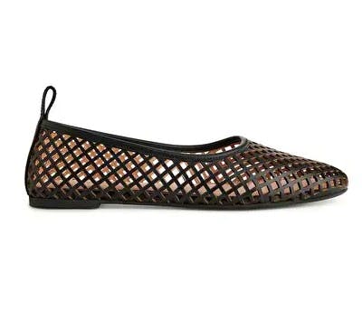 Arket Leather Mesh Ballet Flats, £135