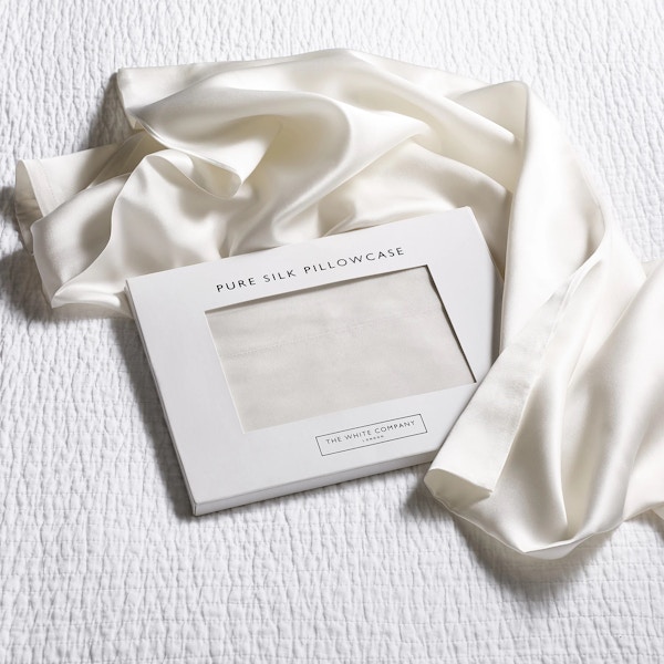 White Company Silk Beauty Pillowcase For Hair And Skin, from £60