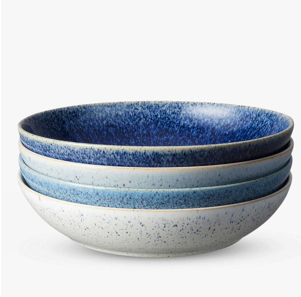 John Lewis Denby Studio Blue Pasta Bowls set of 4, £70