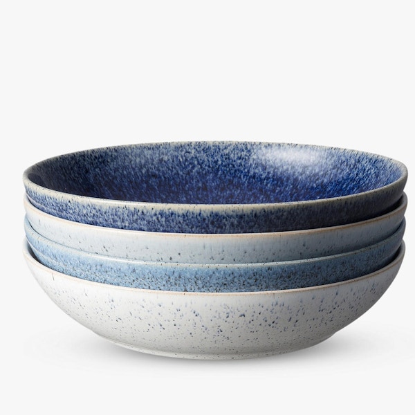 John Lewis Denby Studio Blue Pasta Bowls set of 4, £78