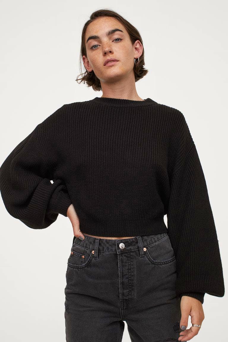H&M Balloon Sleeve Jumper, £12.99
