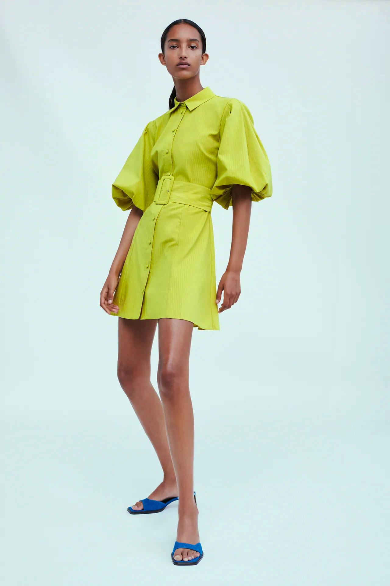 Zara Balloon Sleeve Dress, £44.99