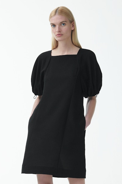 COS A-Line Drawcord Puff Sleeve Dress, £69