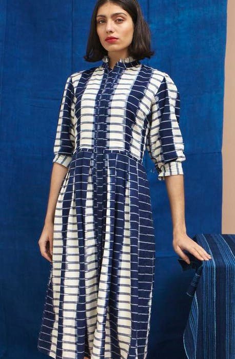 Daydress Isla Dress in Ikat Super-Stripe, £295