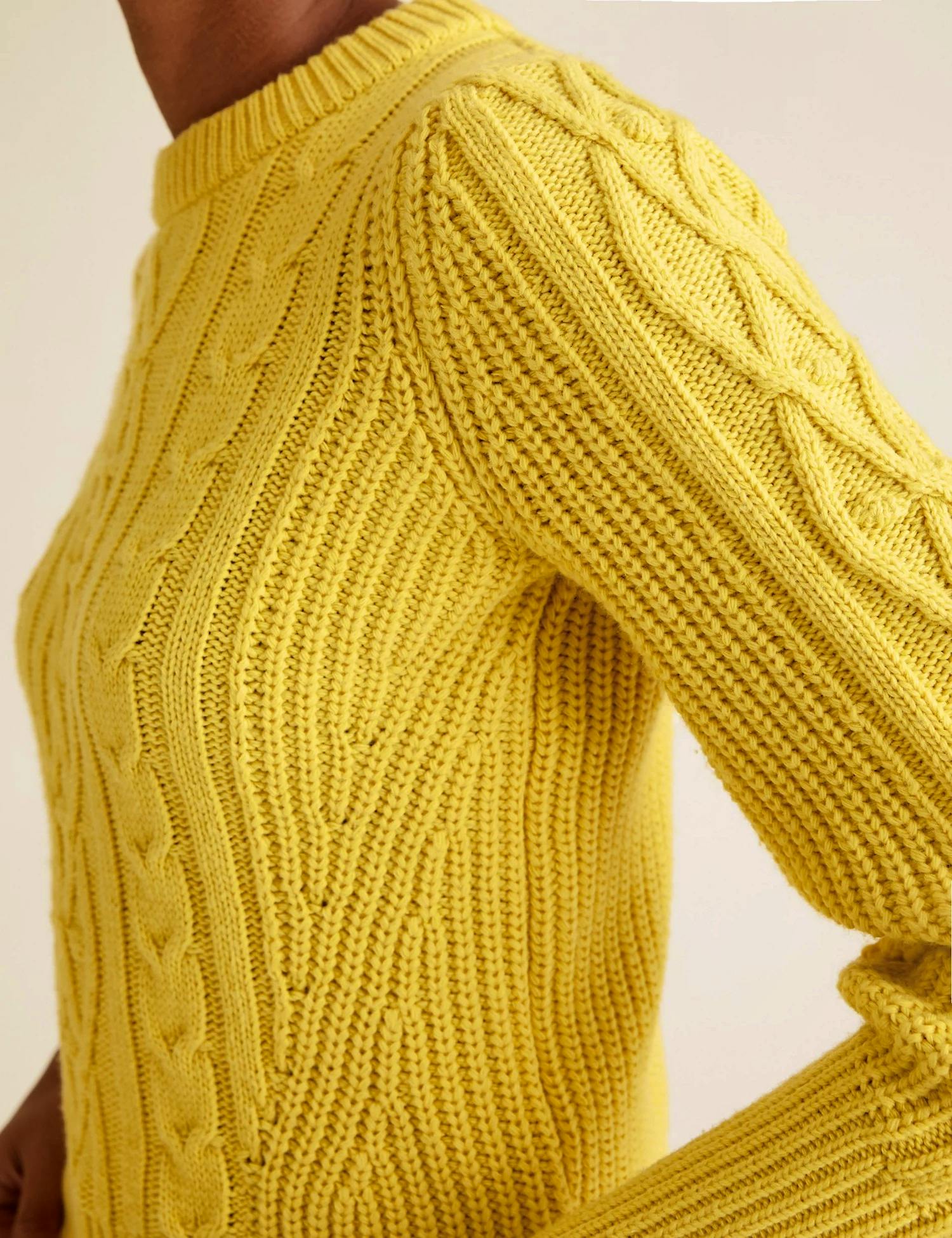 M&S Cable Knit Crew Neck Jumper, £29.50