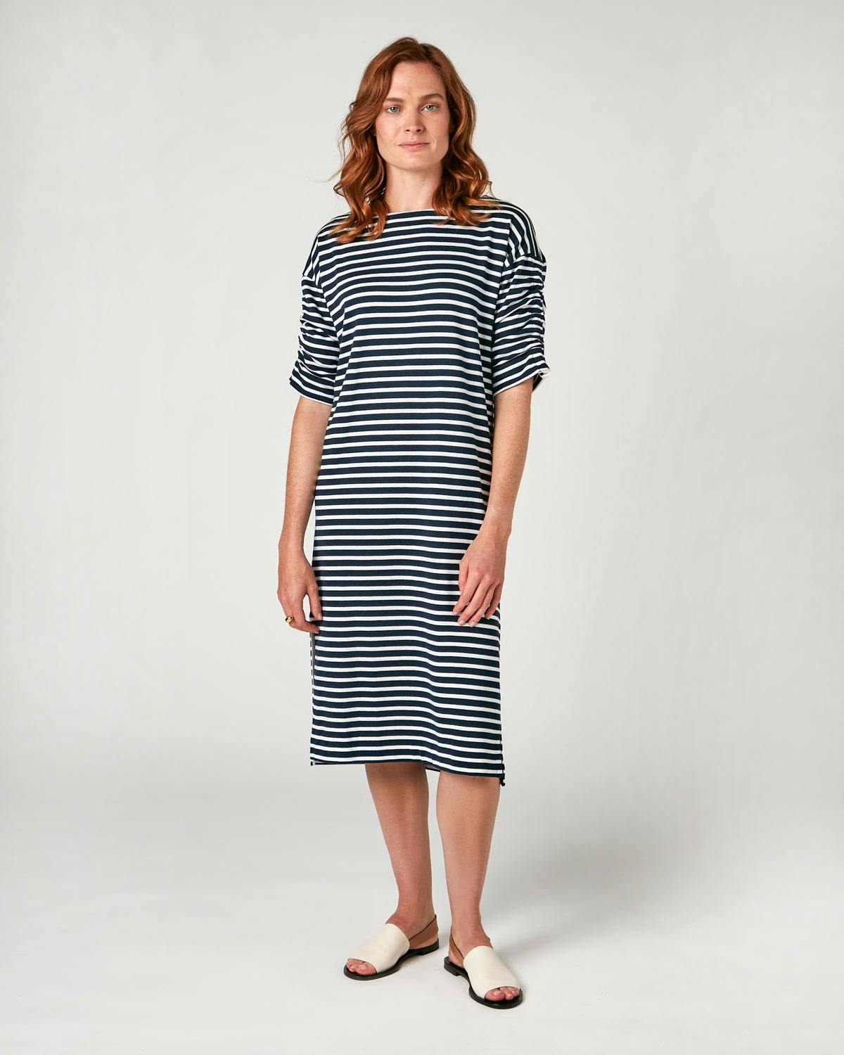 Jigsaw Breton Jersey Dress,NOW  £68