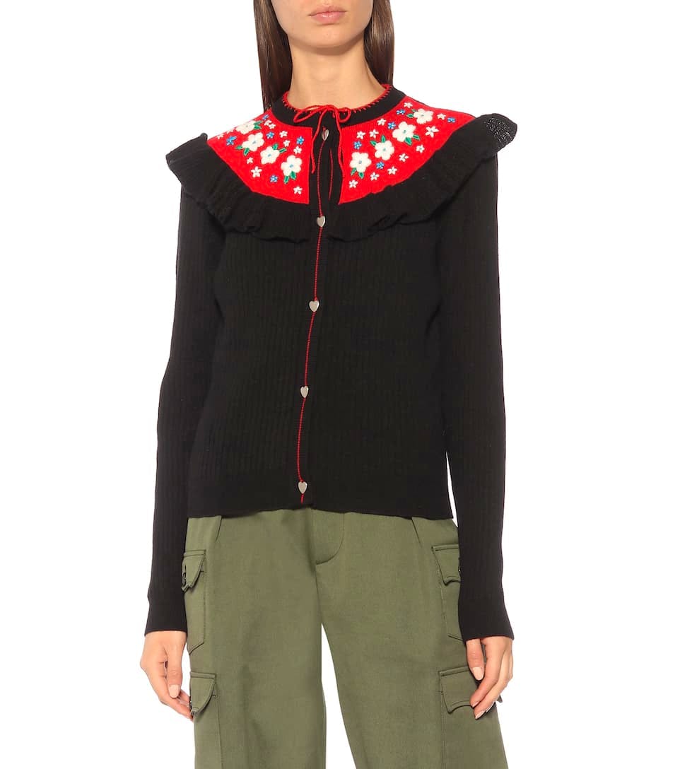 My Theresa Miu Miu Floral Wool Cardigan, £955