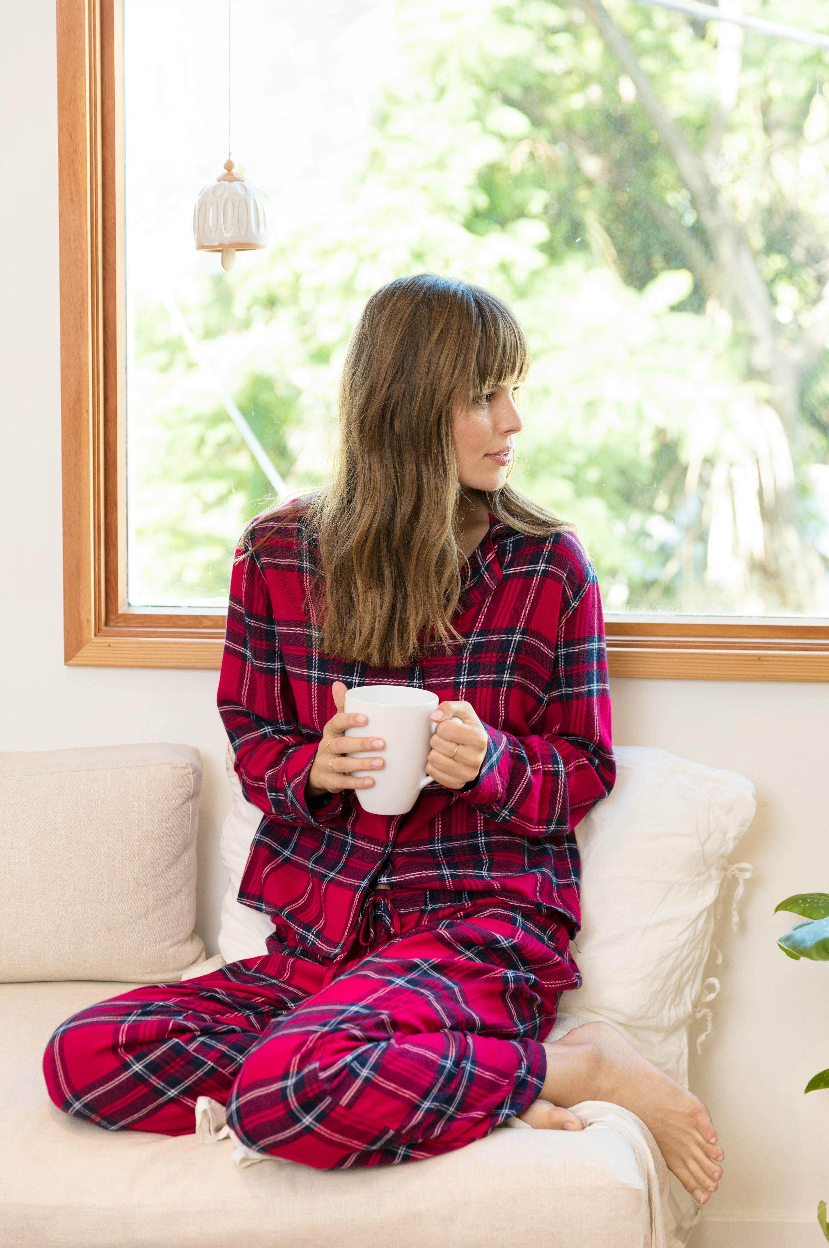 Rails Clara – Scarlet, Navy, White, £155