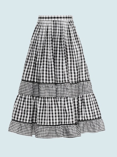 Miu Miu Long Printed Taffeta Skirt, £1,530
