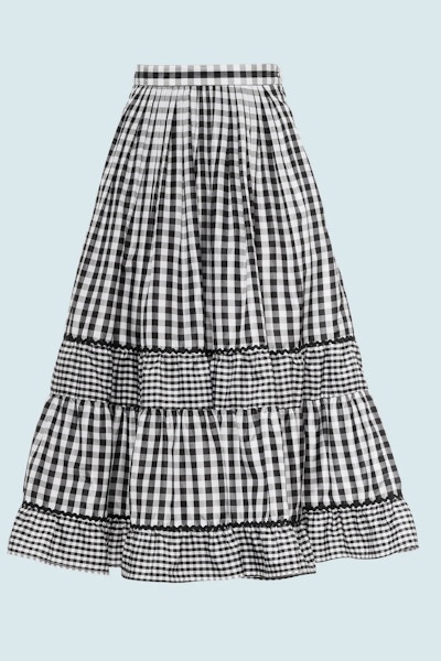 Miu Miu Long Printed Taffeta Skirt, £1,530