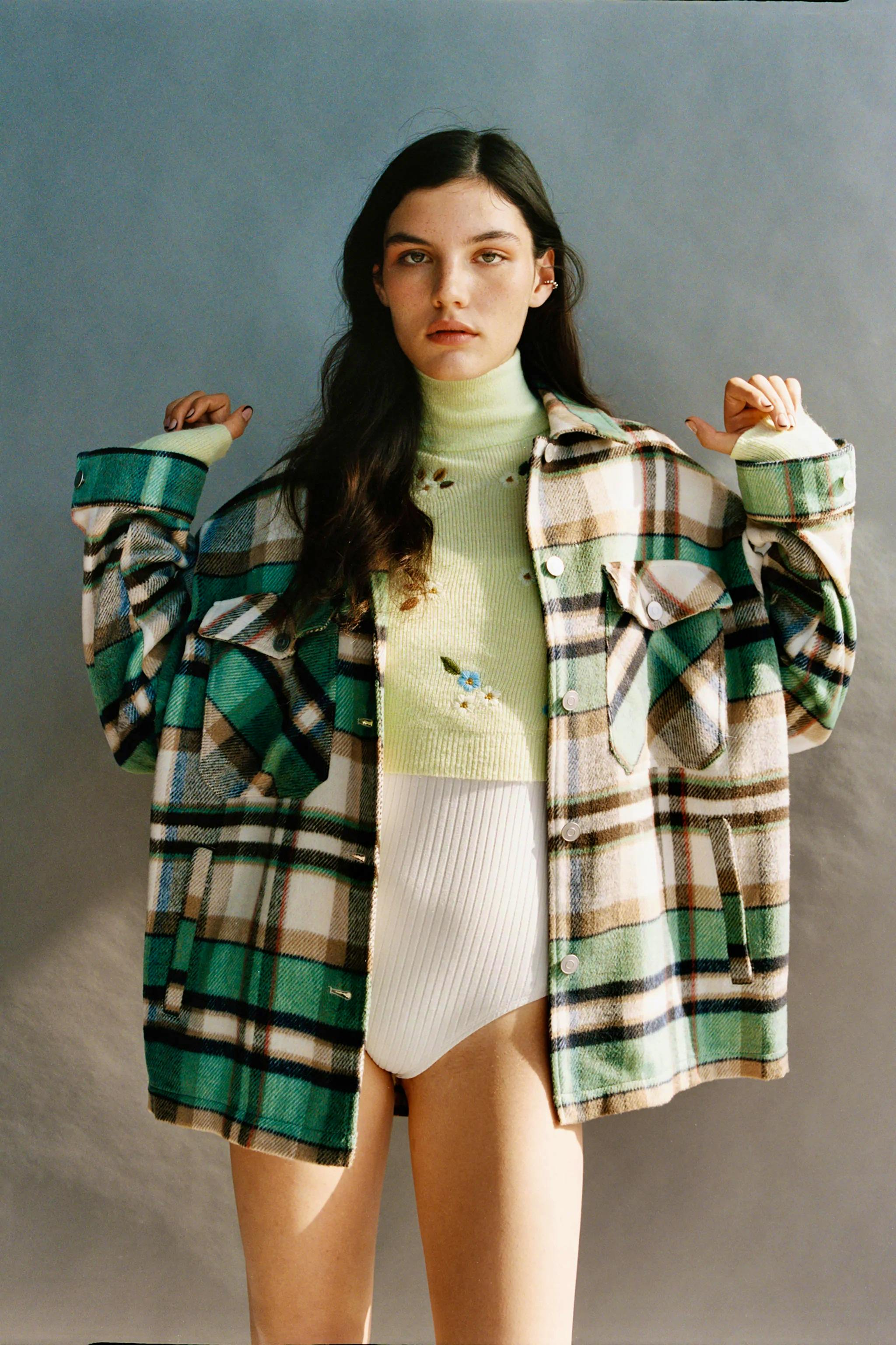 Zara Check Overshirt, £49.95