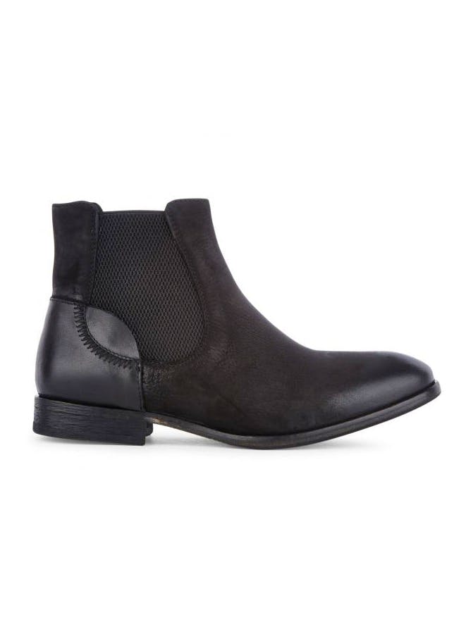 Hudson Boots Azura Nubuck Black Chelsea Boot, £160