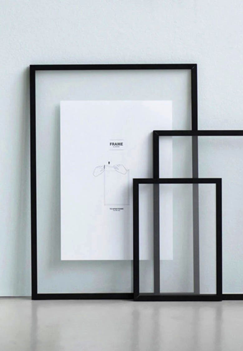 SCP Black Aluminium Picture Frames, from £26.95