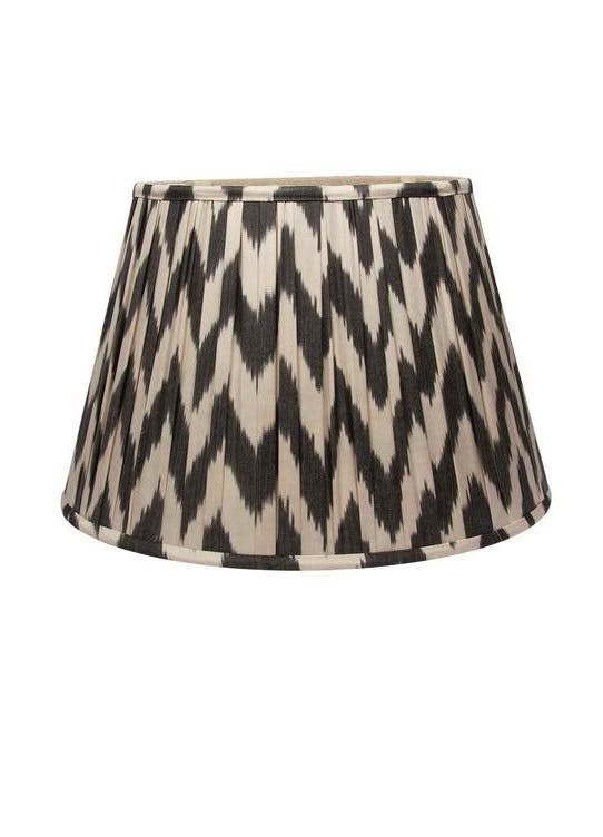 Pentreath & Hall 18” Black Chevron Ikat Lampshade, £395