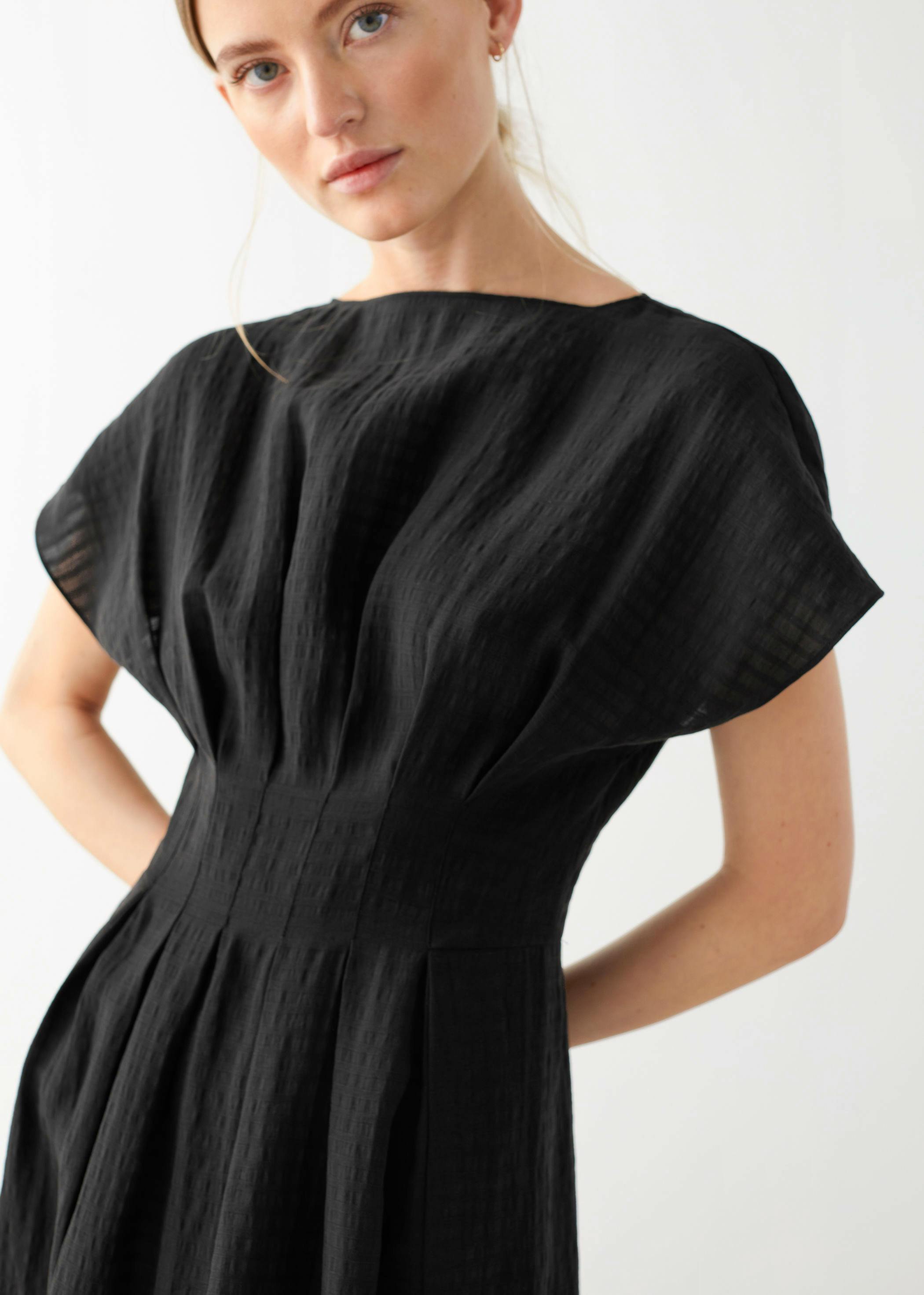 & Other Stories Gathered Waistline Midi Dress, £69