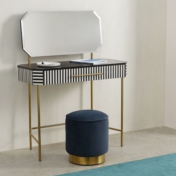 Made.com Noorali Striped Dressing Table, £349