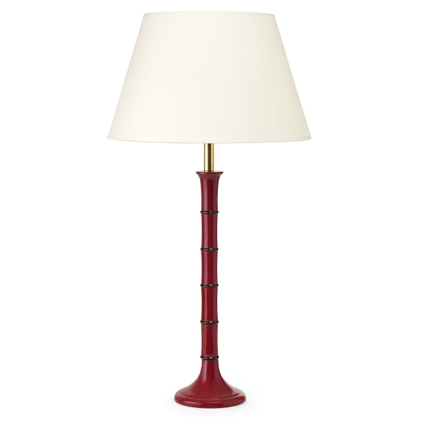 Salvesen Graham Raspberry Pink Bamboo Lamp,  £525