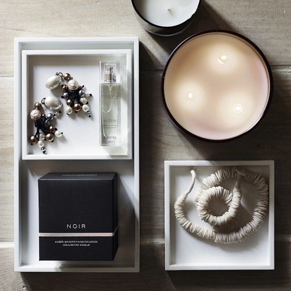 The White Company Lacquer Dressing Table Tray Set Of 3, £35