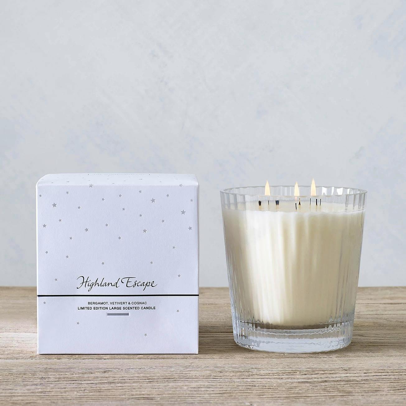 The White Company Highland Escape Large Candle, £60