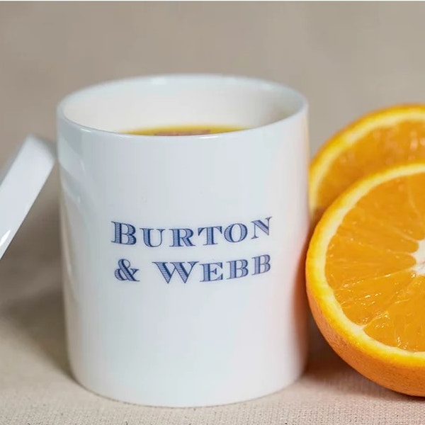 Burton & Webb Orange Beeswax Candle, £30
