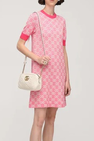 Gucci Jacquard Knit Wool & Cotton Dress, £870